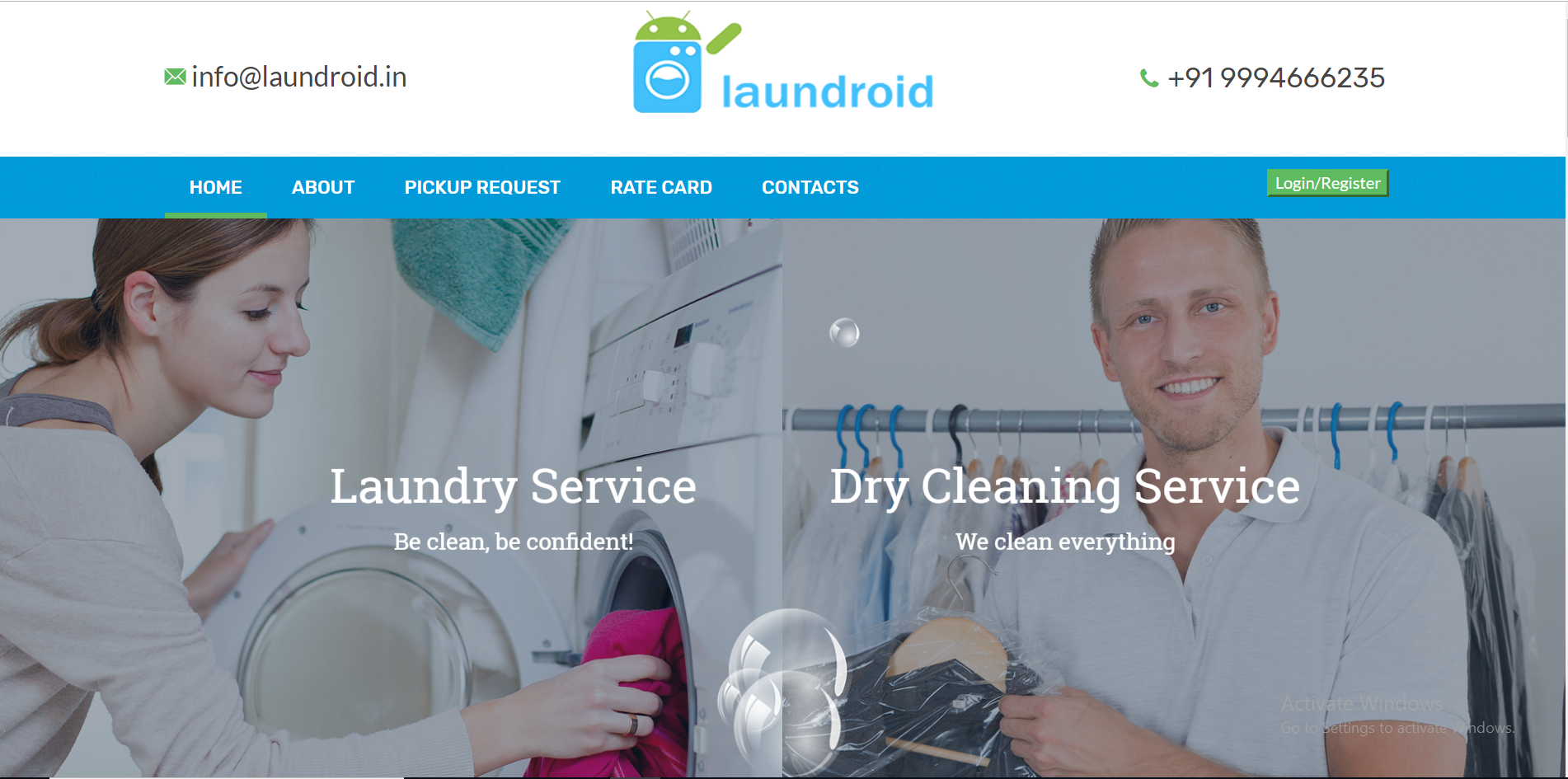 Laundry Website